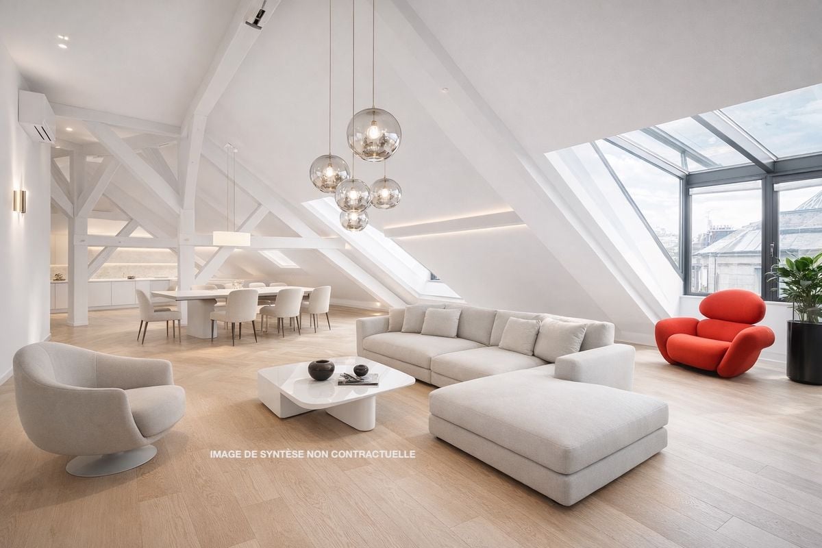 HYPER CENTRE, APPARTEMENT DE HAUT DE GAMME EN PLEIN COEUR DE LA VILLE - IMAGE DE SYNTHÈSE NON CONTRACTUELLE