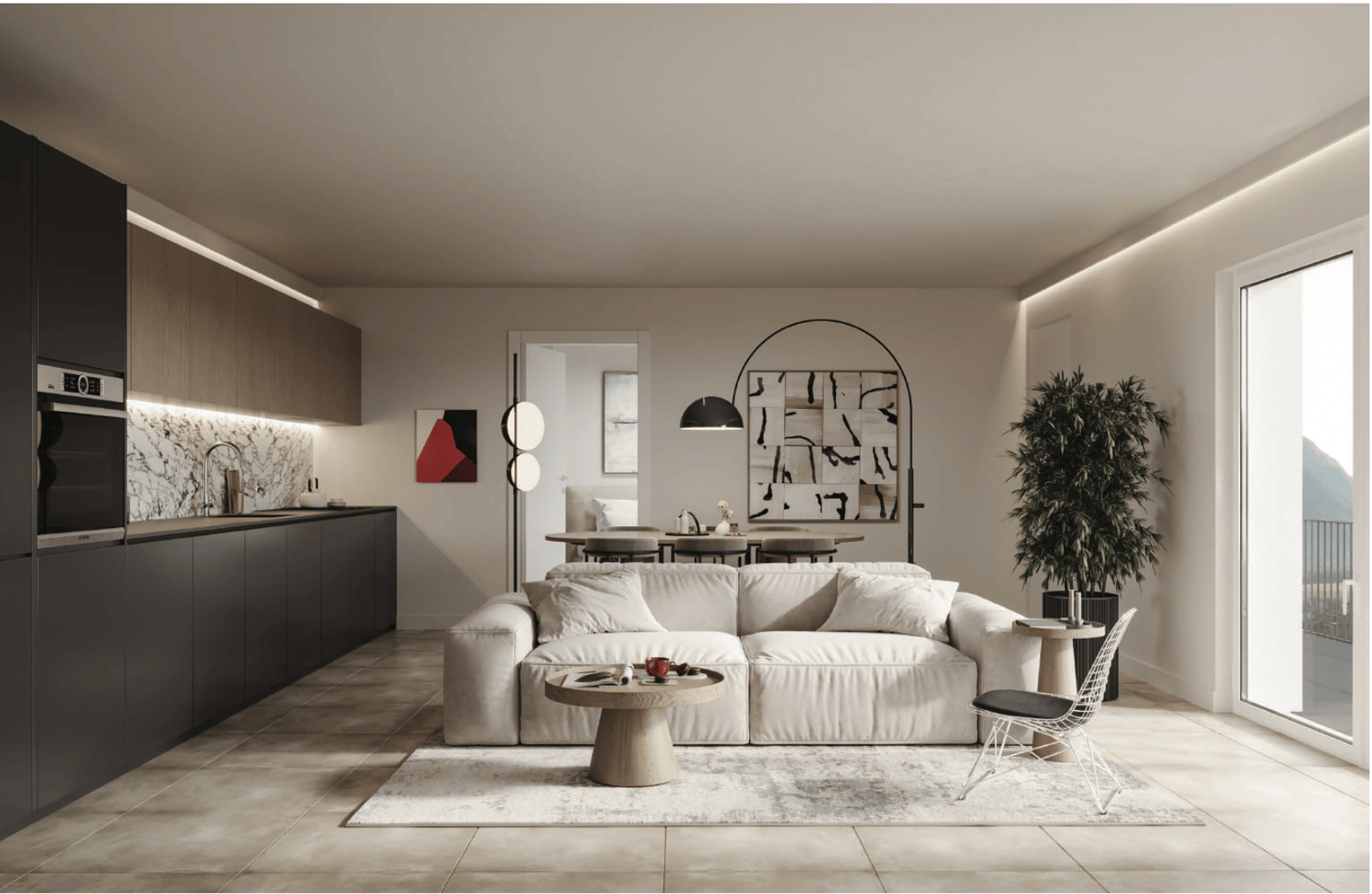 NUOVA COSTRUZIONE MINERGIE :AMPIO APPARTAMENTO CON GIARDINO - MÖGLICH ALS ZWEITWOHNSITZ -  Bild 6