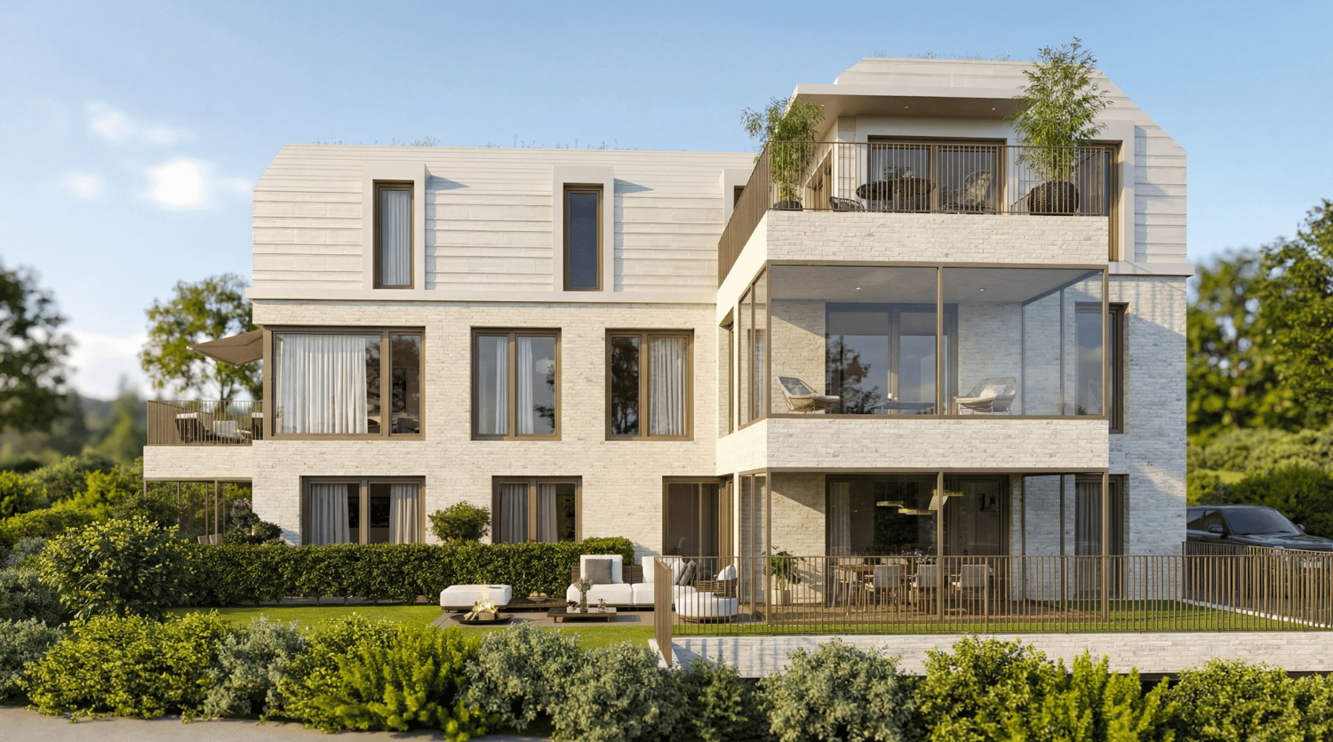 Luxuriöse 3.5-Zimmer Attikawohnung im Neubau mit architektonischer Eleganz + exklusiver Dachterrasse - Bild 2