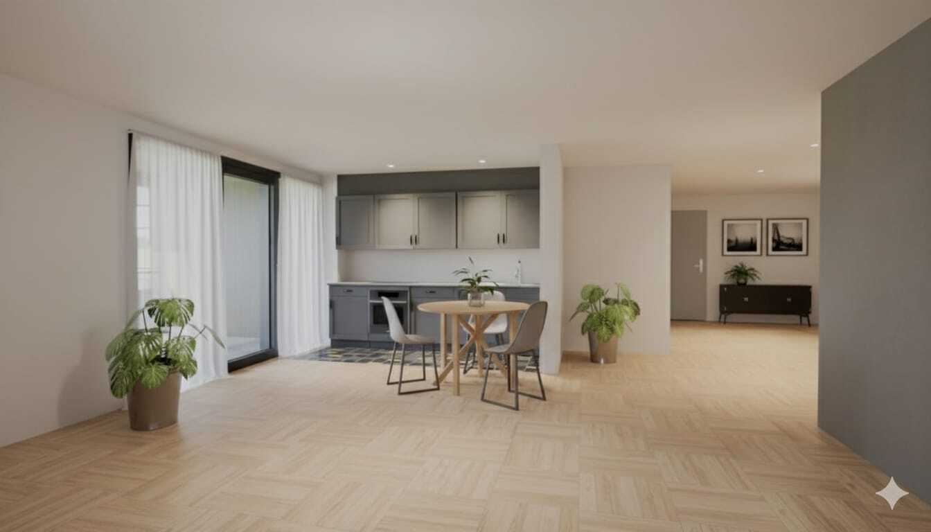 2.5-Zimmer-Wohnung mit durchdachtem Grundriss in moderner Überbauung -  Bild 1