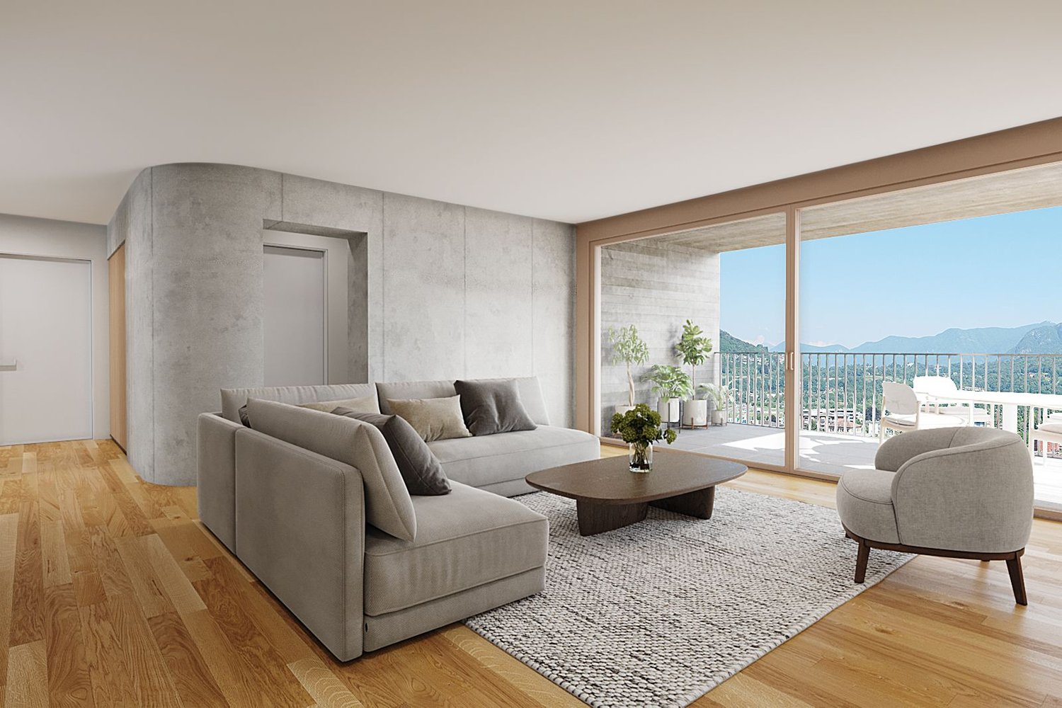 Moderno appartamento di 4.5 locali ad Agno/Moderne 4.5-Zimmer-Wohnung in Agno - Image 2