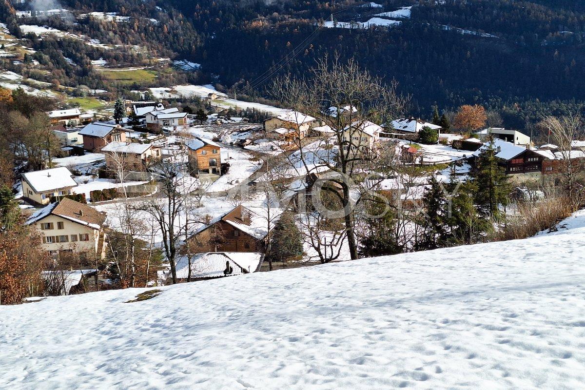 Rêve de Montagne (Lot D) - Vue sur le village en aval