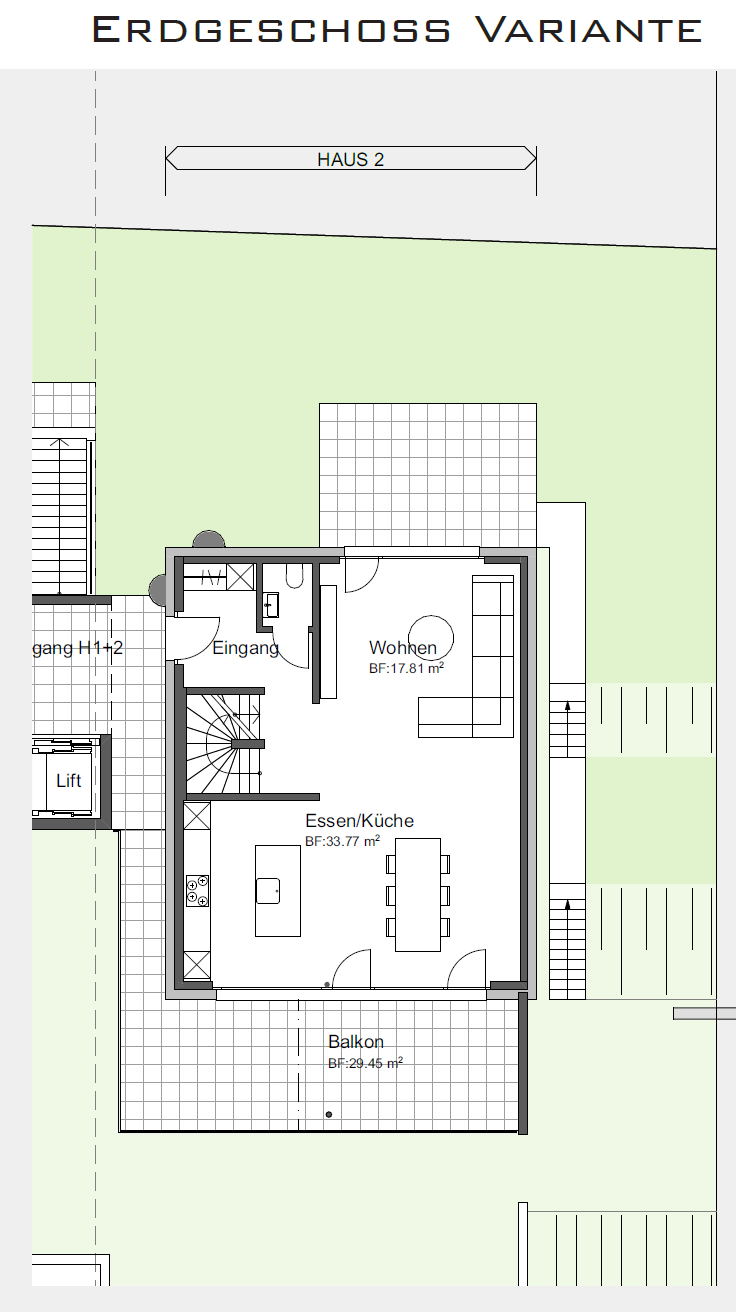 Grosszügige  Einfamilienhäuser mit Liftanlage am Südhang im steuergünstigen Auenstein -  Bild 8