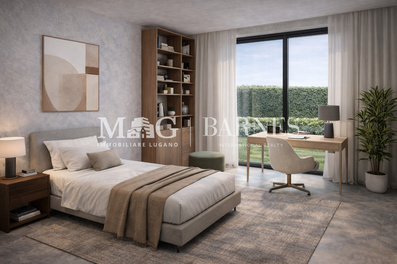 Lugano, Pregassona: Nuovo appartamento 4.5 locali con giardino e vista - Bild 6