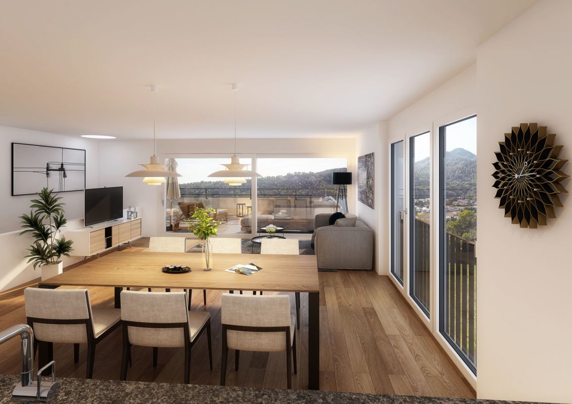 NEUBAU: Moderne DEFH mit Weitsicht, Häuser A-D - Ausbauvariante