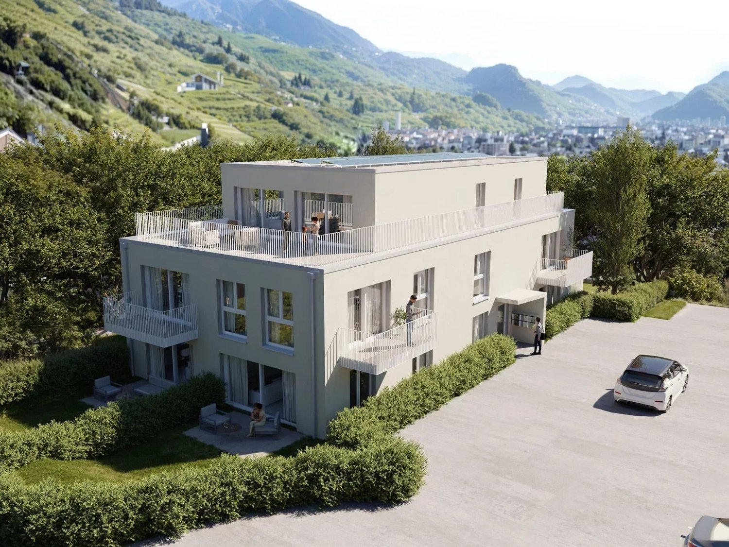 Appartement attique 4.5 pièces grande terrasse - Vétroz - Bild 4