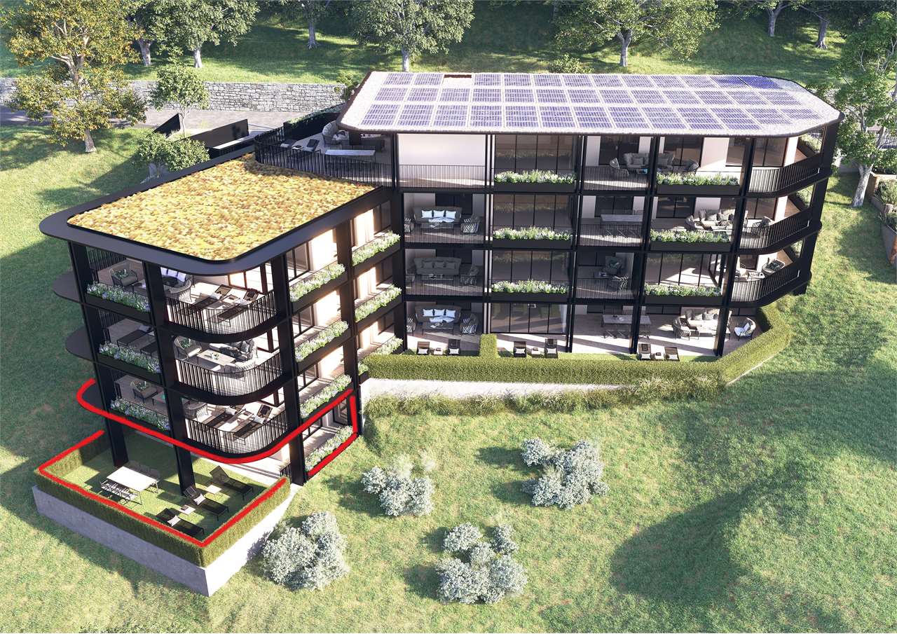 PPP 1 - Pregassona - Esclusivo 3.5 locali con grande terrazza e giardi -  Bild 1