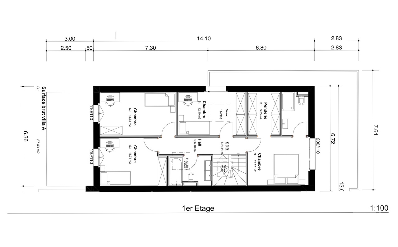 Collombey, nouveau projet d'une villa de 5.5 pièces -  Bild 8