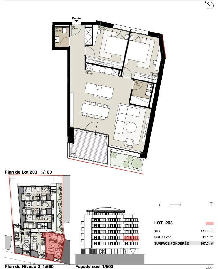 Résidence Victoria: 3.5-room apartment - Bild 1