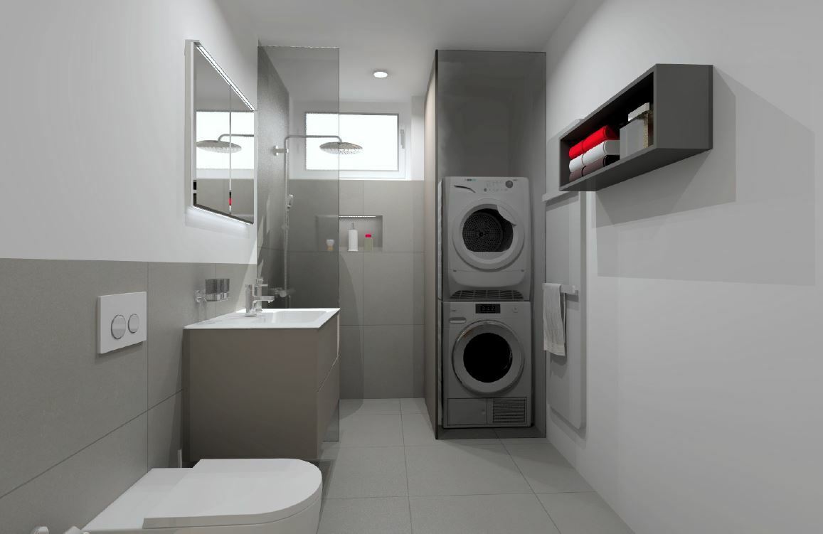 E X K L U S I V  W O H N E N   M I T  S E E B L I C K - Badezimmer Attika