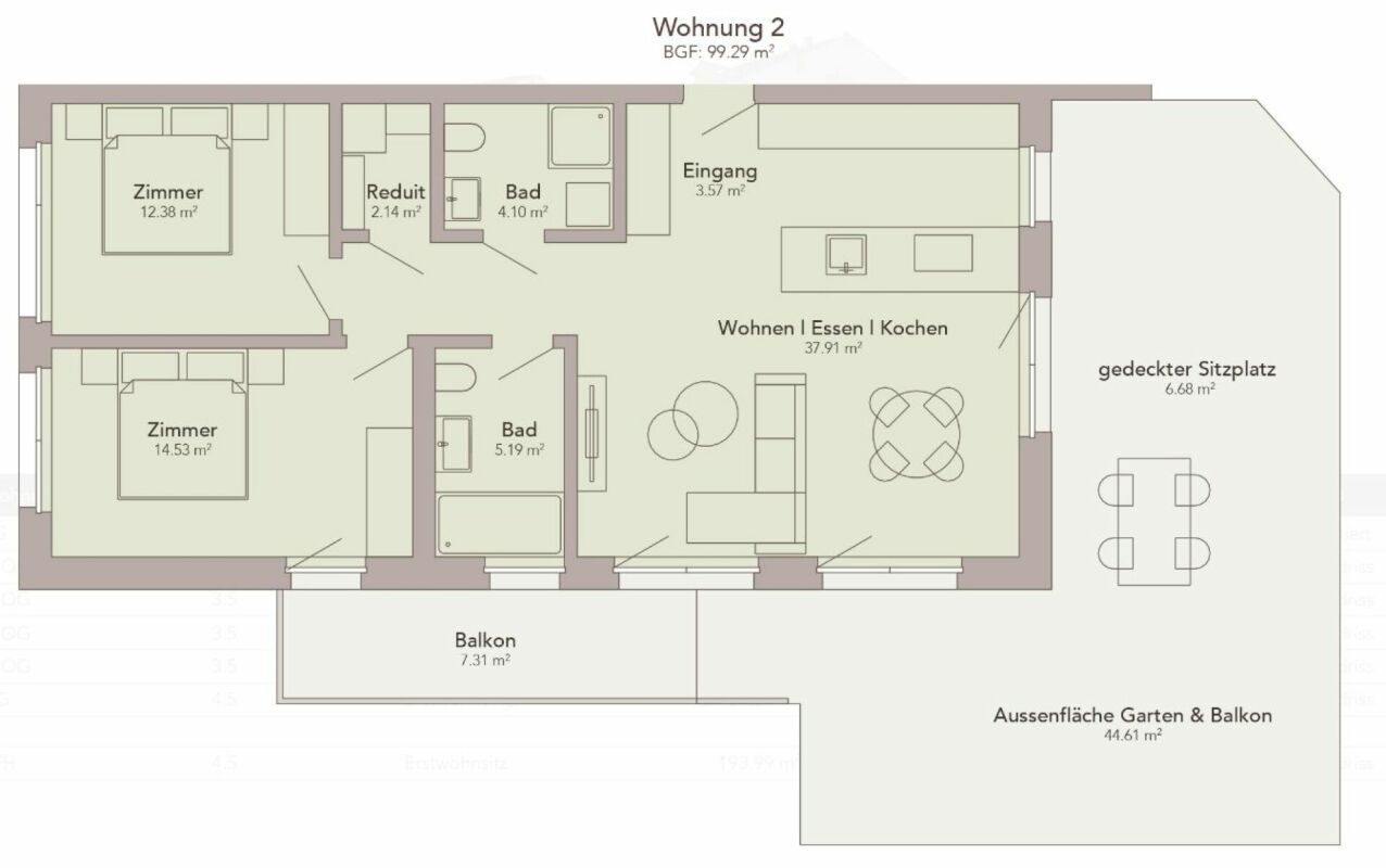 3.5-Zimmer-Wohnung 1. OG ERSTWOHNSITZ - Bild 6
