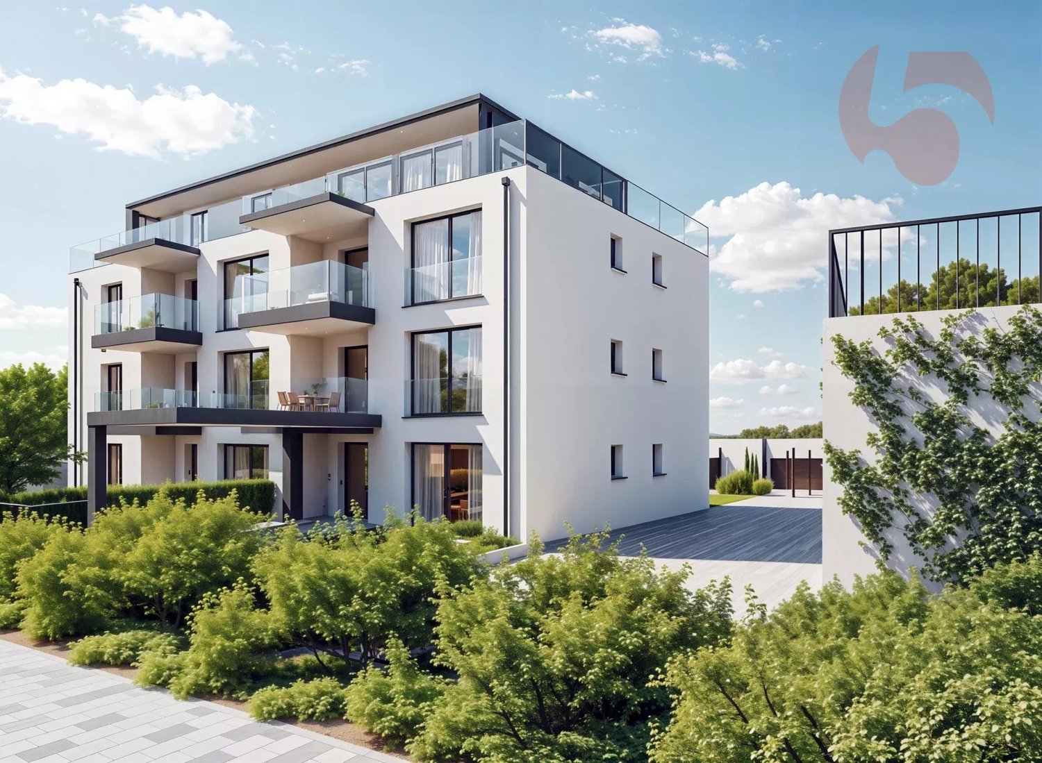 Bel appartement de standing au 1er étage dans immeuble contemporain aux lignes épurées ! - Bild 3