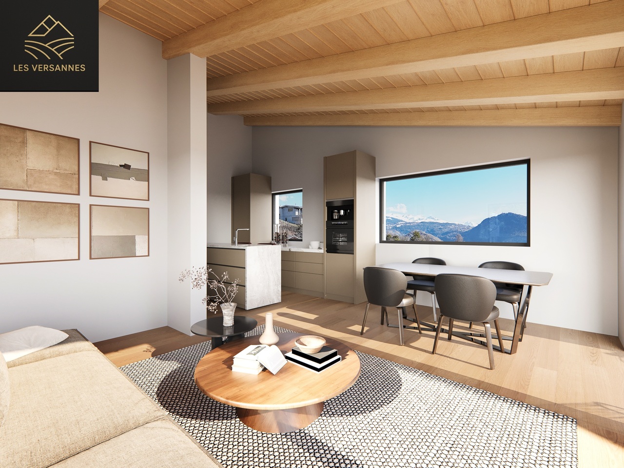 IMMEUBLE "LINEA" DE 2 APPARTEMENTS DE 3.5 PIÈCES À GRIMISUAT - Bild 4