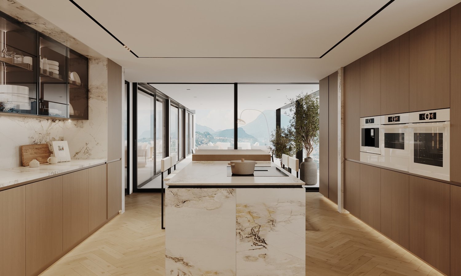 NUOVO ATTICO DI 7  LOCALI CON VISTA LAGO A PARADISO - Bild 9