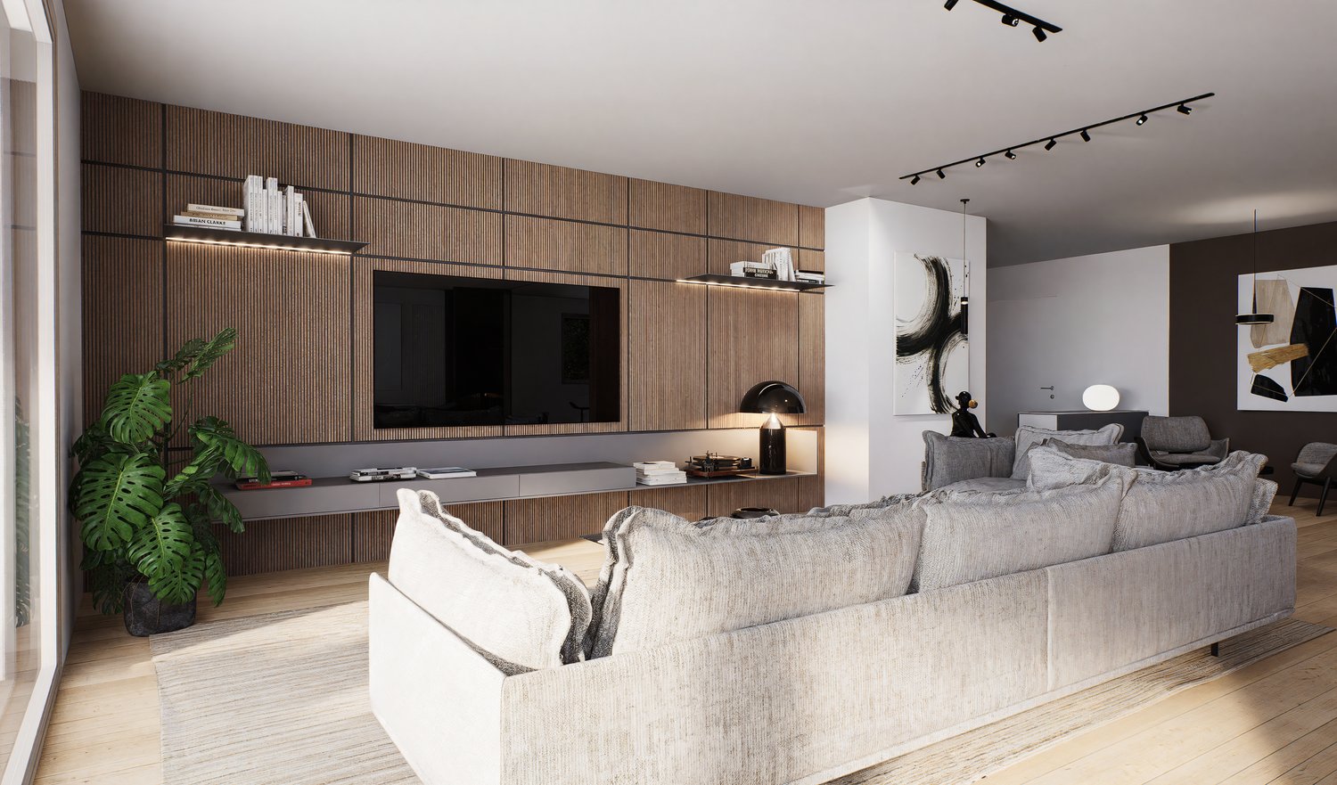 NUOVO ED ELEGANTE APPARTAMENTO 4.5 LOCALI CON VISTA LAGO -  Bild 7