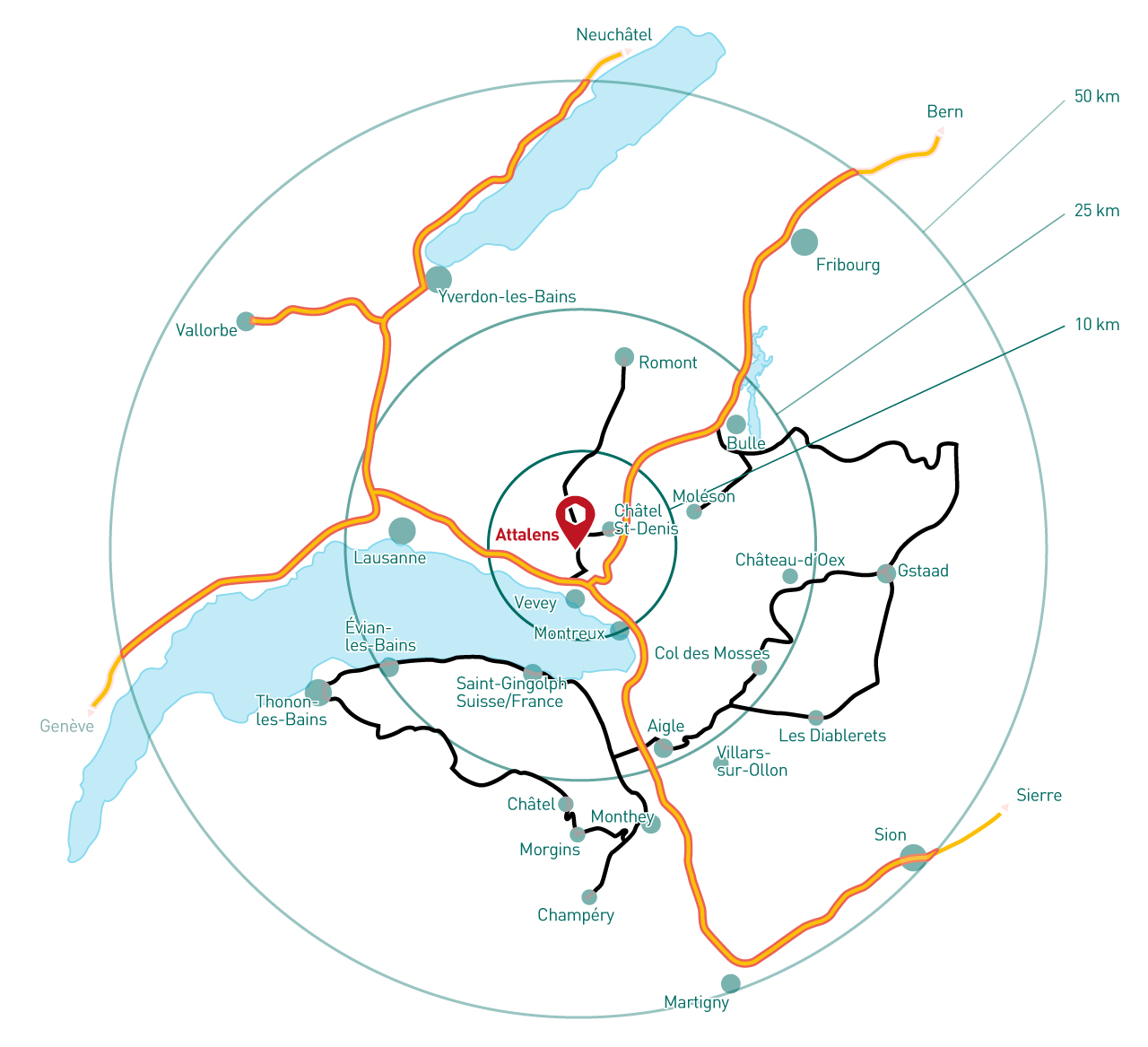 A 13 min de Vevey, ATTALENS, appartement de 4,5 pièces avec terrasse et jardin (lotA01) -  Bild 10