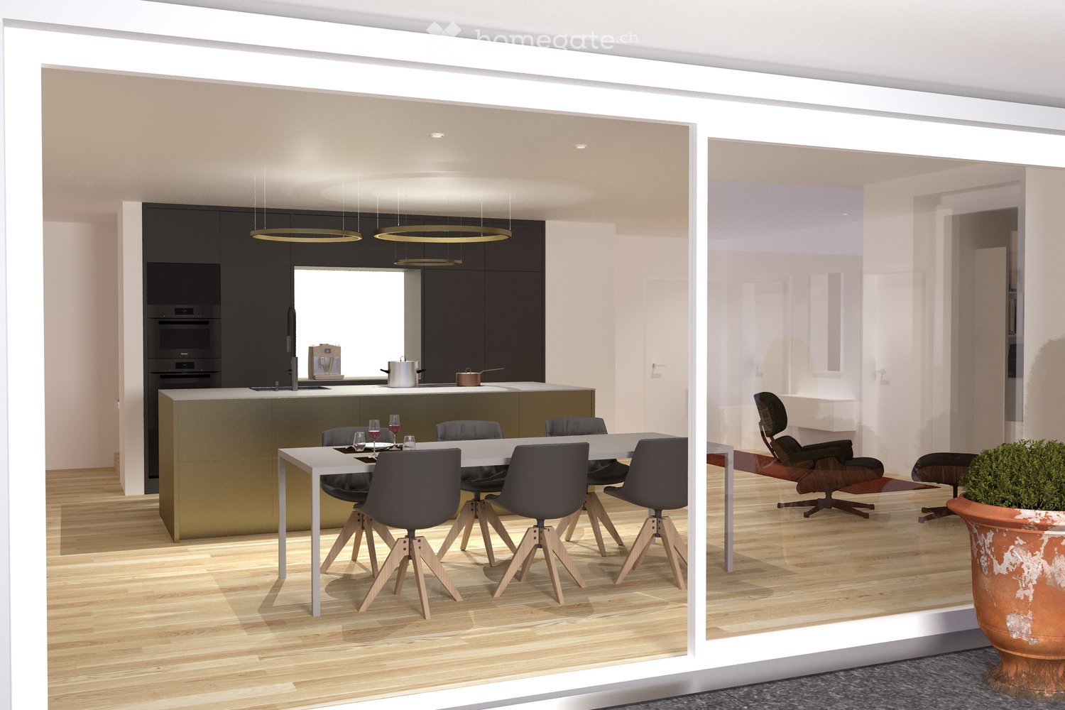 3.5 Zimmer Wohnung an sonnenverwöhnter Lage in Seon -  Bild 2