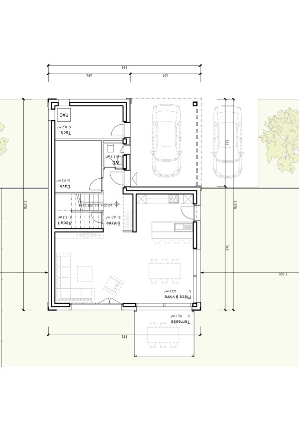 PERMIS DE CONSTRUIRE OBTENU - VILLA INDIVIDUELLE - VUE PANORAMIQUE - rez