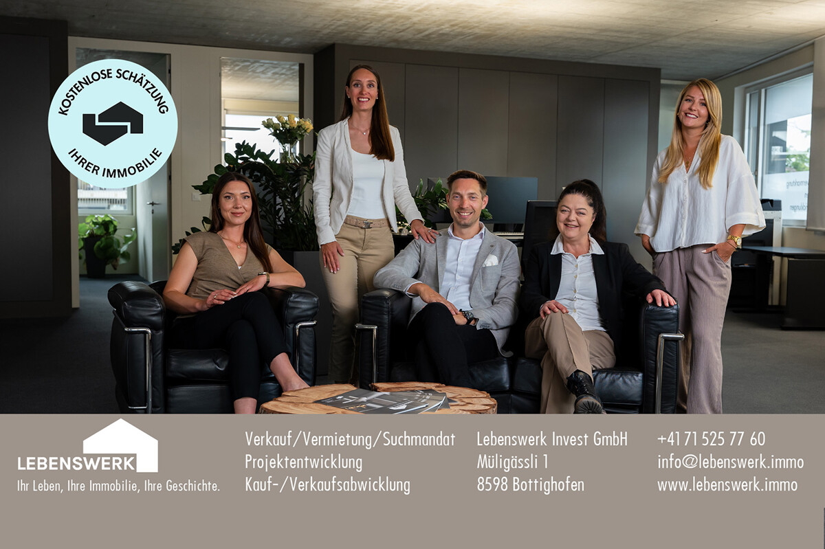 Ein Grundstück für Ihr Lebensprojekt. 855 m² Bauland in Romanshorn TG - Wir freuen uns Sie und Ihr Lebenswerk kennenlernen zu dürfen!