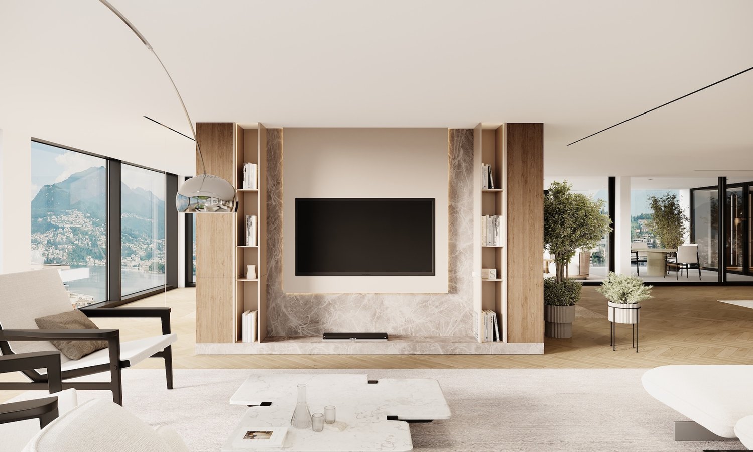 NUOVO ATTICO DI 7  LOCALI CON VISTA LAGO A PARADISO - Bild 8