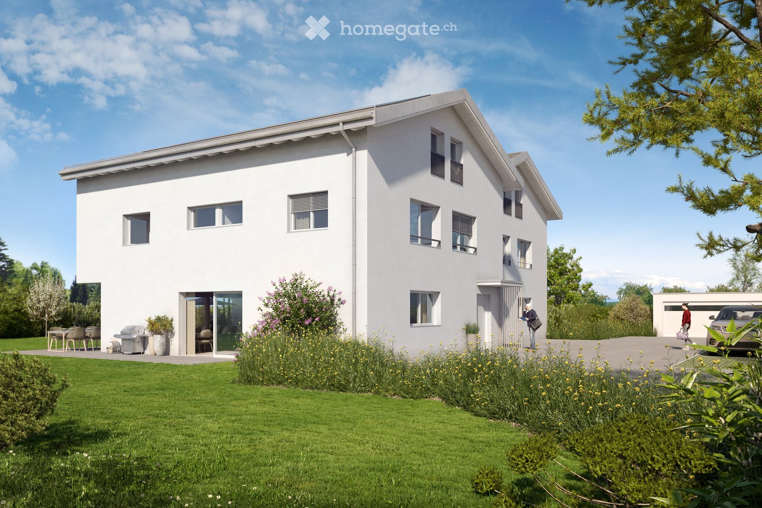 Villa jumelle de 7.5 pièces à Cottens - Bild 2