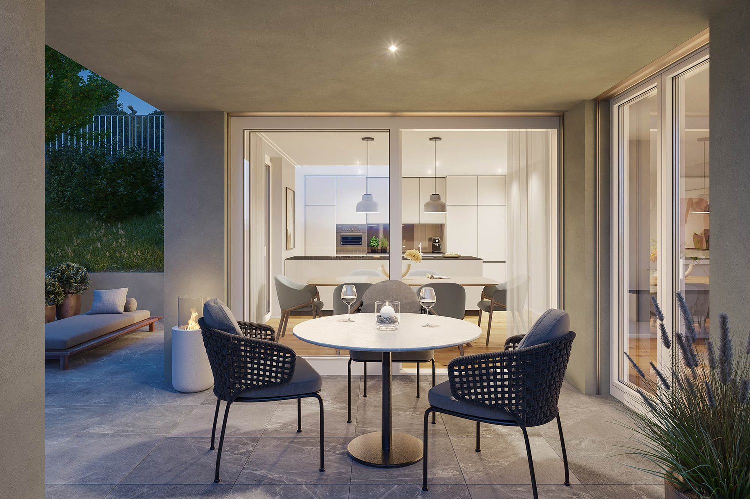 Einfamilienhaus im Neubauprojekt «Sonnhalde» - Visualisierung