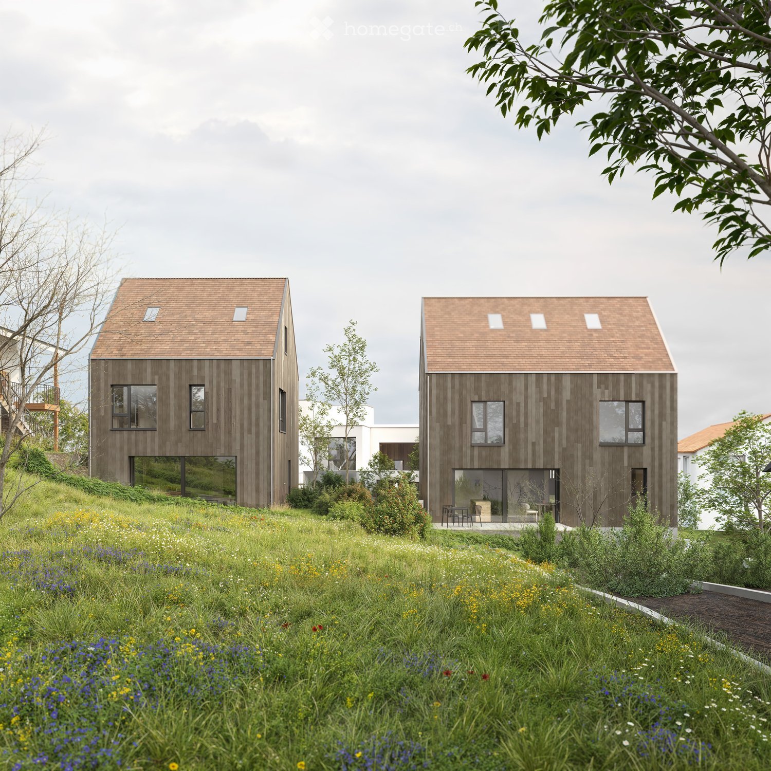 Modernes 4.5-Zimmer-Neubau-Einfamilienhaus in ruhiger, zentralen Lage von Oberwil BL - Bild 1