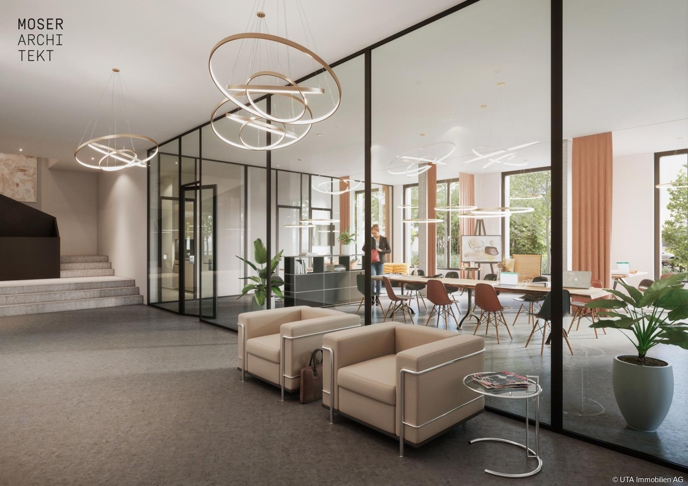 Neue Eigentumswohnung zum sofortigen Einziehen. - Visualisierung Co-Working