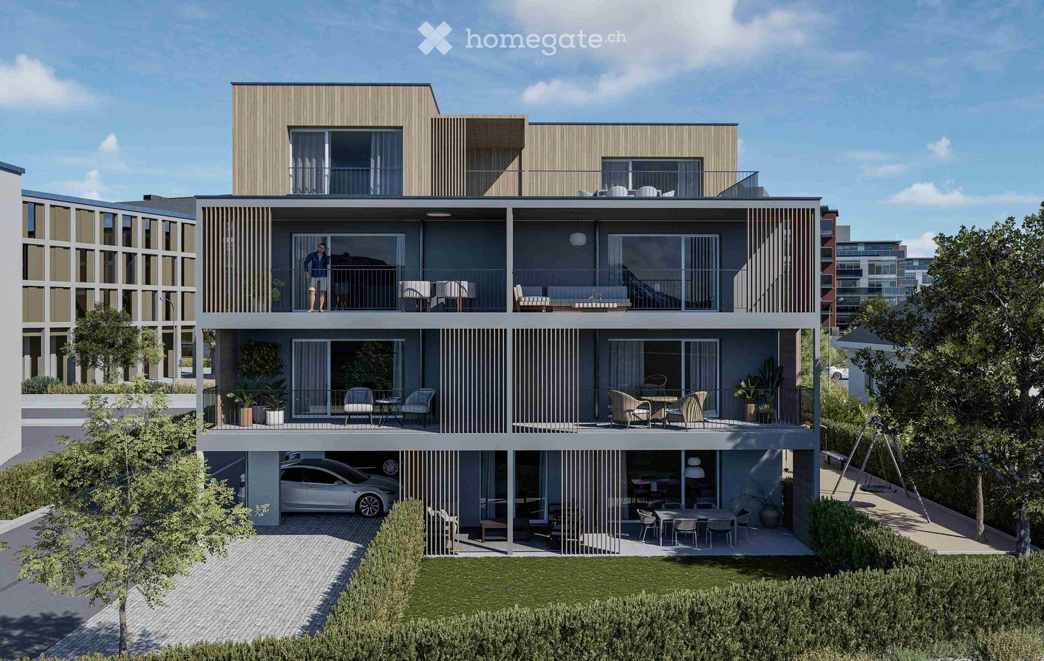 Superbe appartement de 4.5 pièces à La Tour-de-Trême -  Bild 1