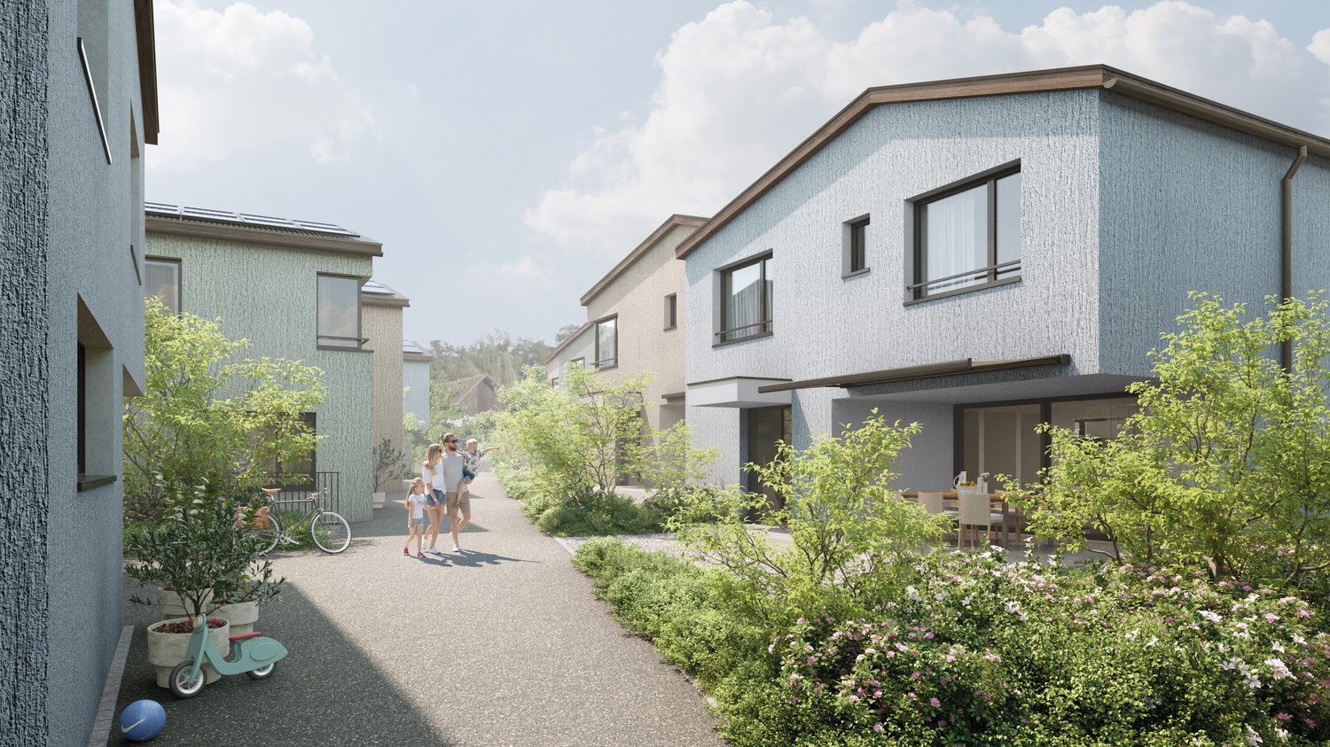 Neubauprojekt 24 DEFH + 1 EFH in Benzenschwil www.sonne-benzenschwil.ch - Bild 4