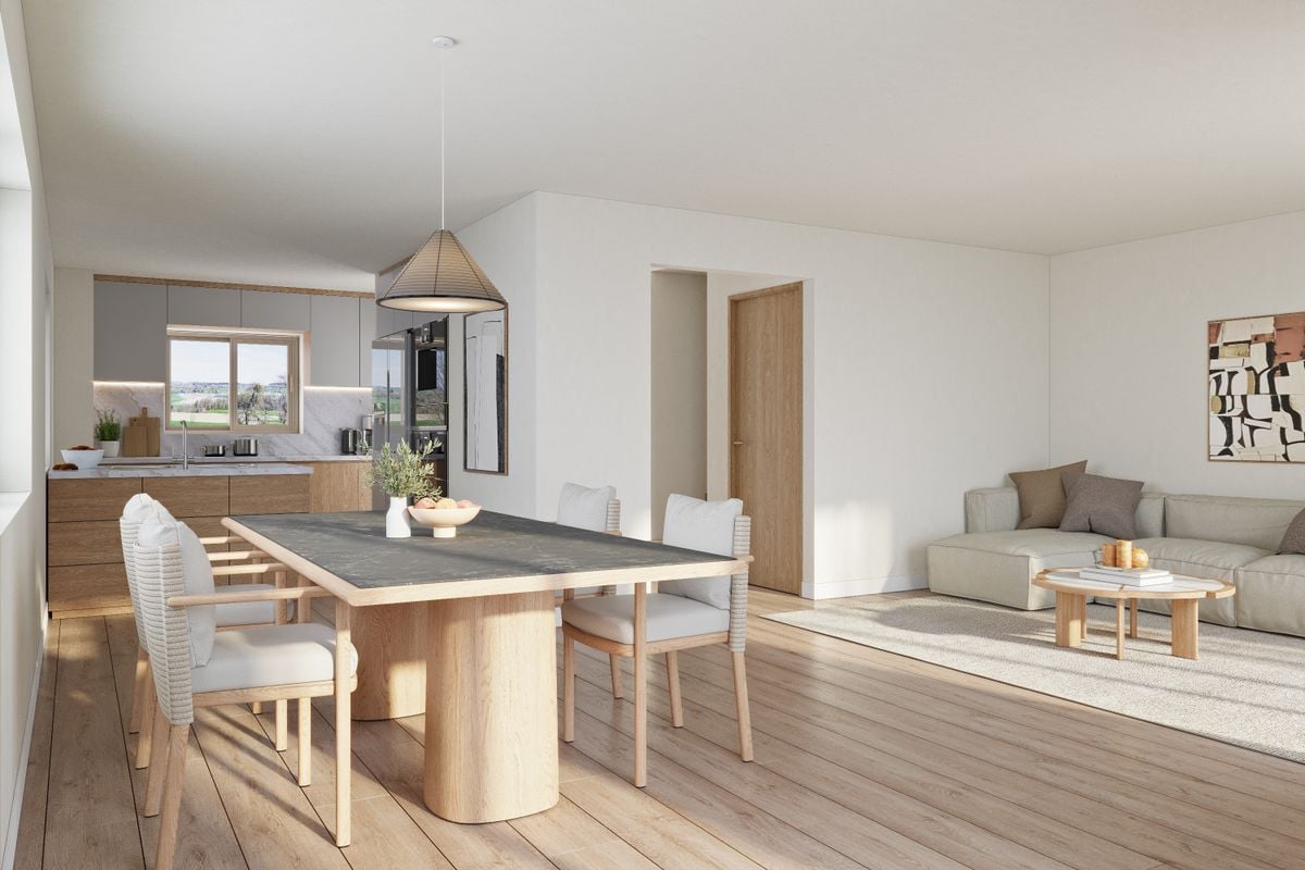 Permis en force ! Belle maison contiguë avec vue -  Bild 5