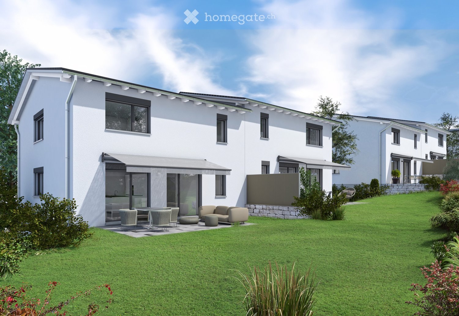 Modernes 5.5-Zimmer-Doppeleinfamilienhaus in Gurmels -  Bild 3