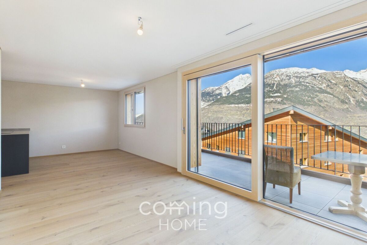 Moderne 2.5-Zimmer-Wohnung in Ried-Brig im 2.OG mit Panorama-Aussicht & Balkon - Bild 2