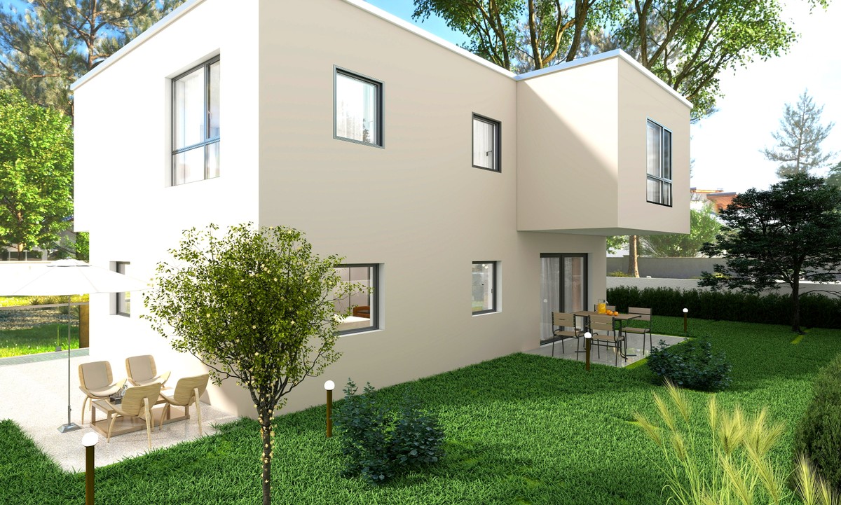 Nuove case 4,5 di medio-alto standing con giardino in edificazione. -  Bild 2