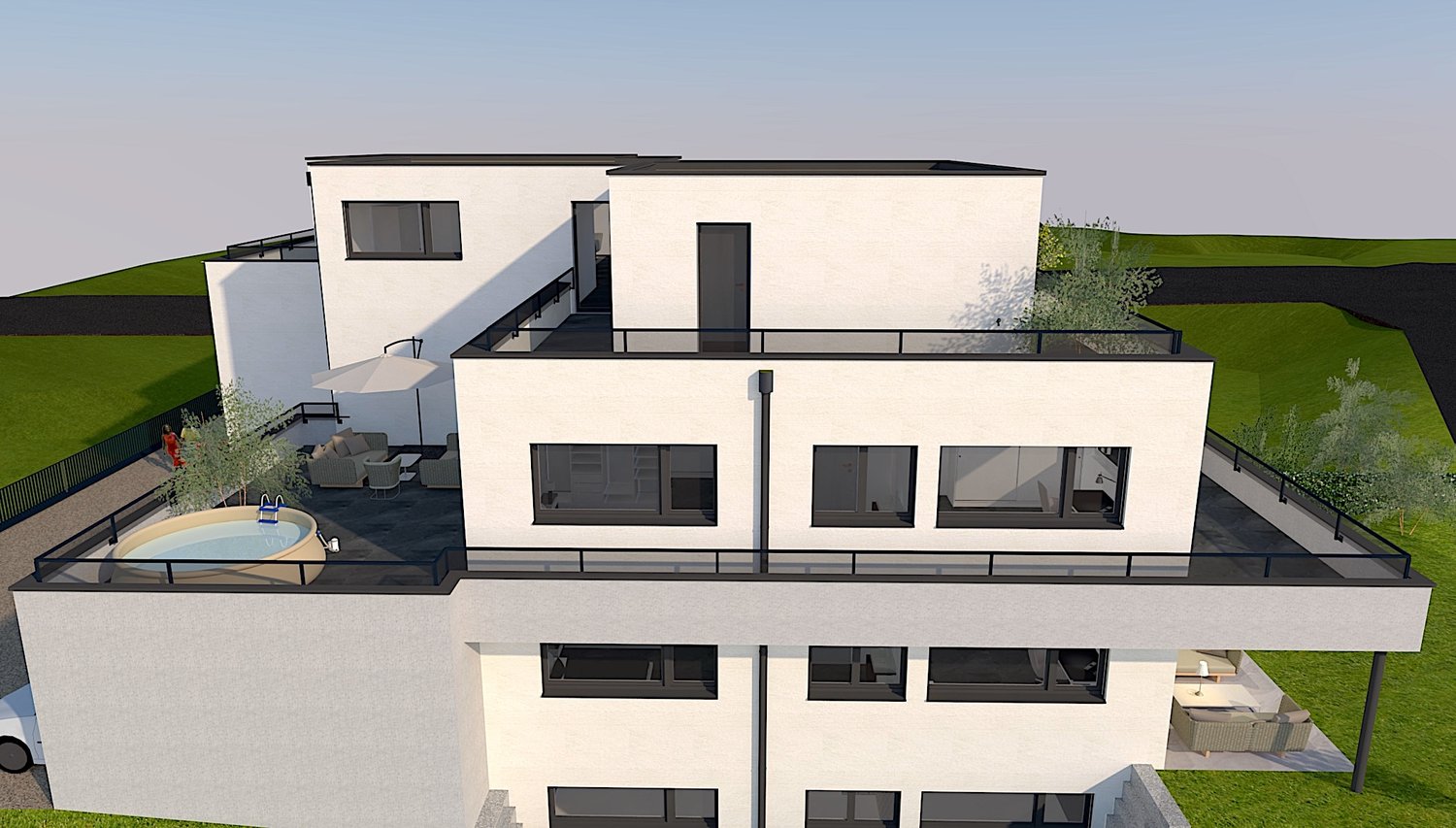 3.5 Zimmer 1. OG-Wohnung mit 102m2 Balkon - Bild 3