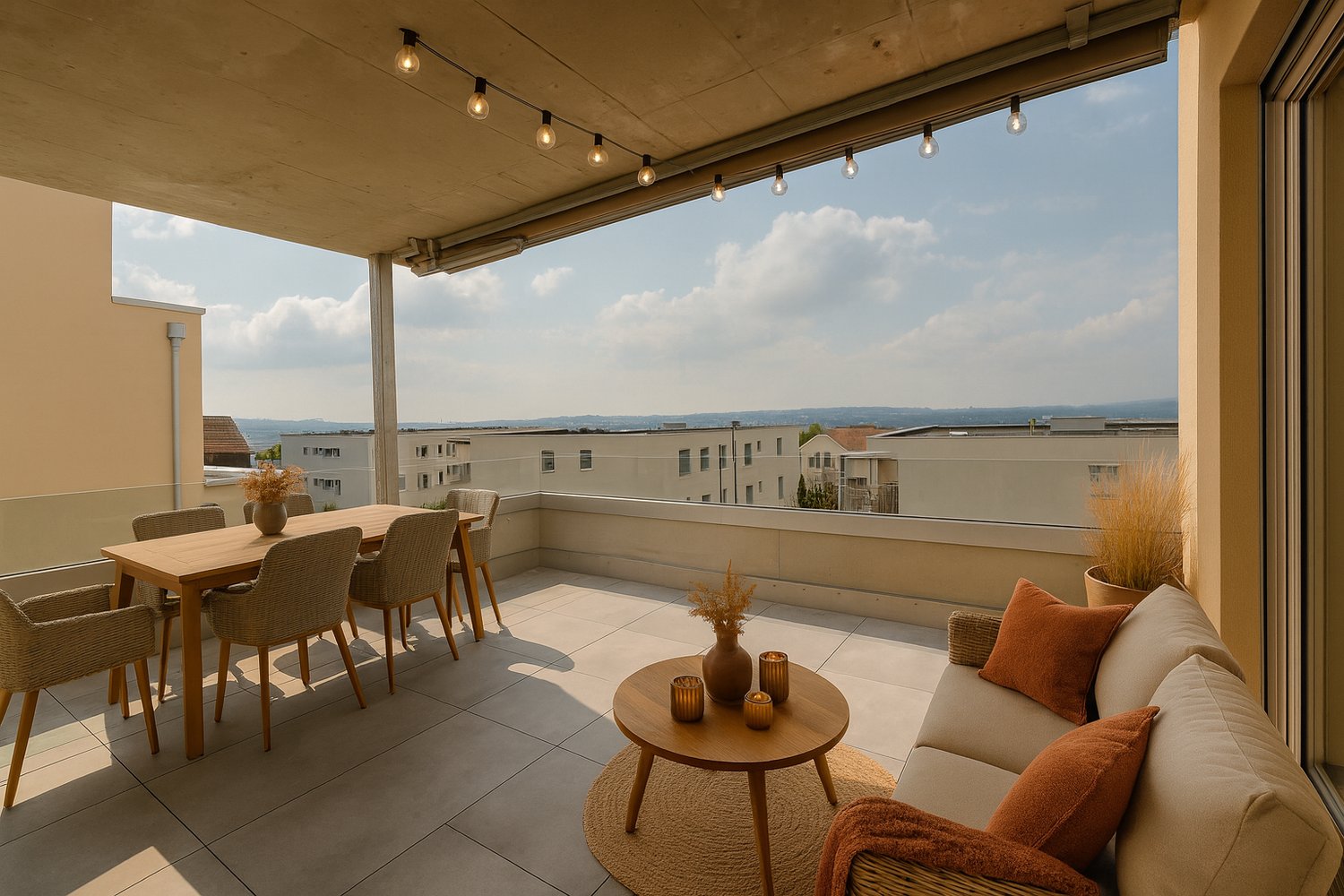 Magnifique appartement de 4,5 pièces avec grande terrasse et vue - Bild 13