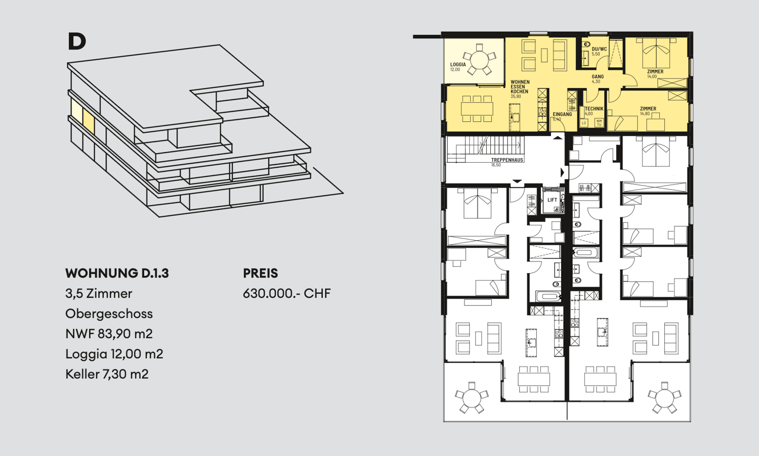 Moderne Terrassenwohnung mit Loggia in naturnaher Lage - Bild 11