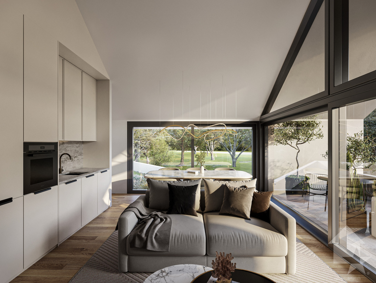 Appartement 3.5 pièces avec jardin à l'architecture moderne et épurée - Bild 10