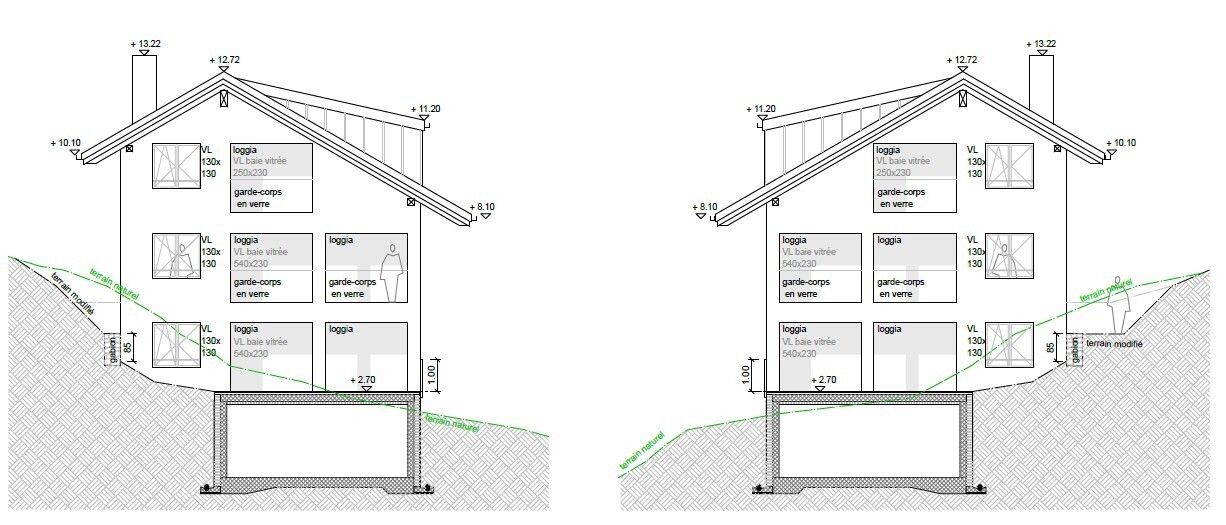 Appt PPE neuf de 3.5 pièces Vivre au soleil, au-dessus du brouillard - Vue Est-Ouest
