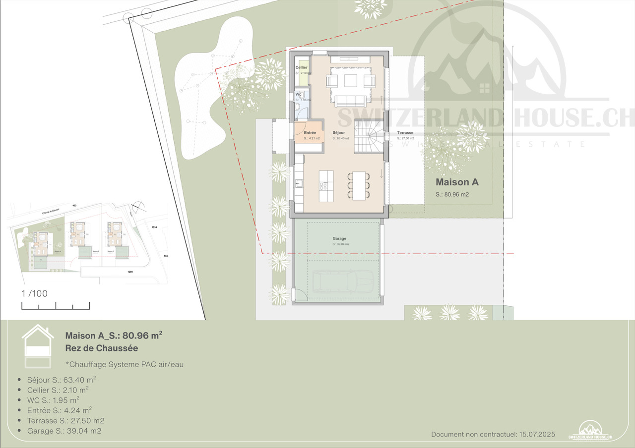 Magnifique villa individuelle 5.5 pcs avec grand jardin à Lovens - Bild 8