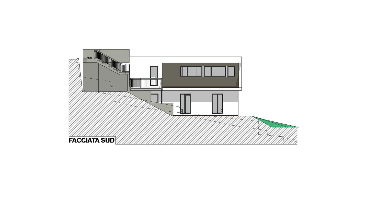 TERRENO CON PROGETTO APPROVATO PER UNA VILLA A GNOSCA -  Bild 6