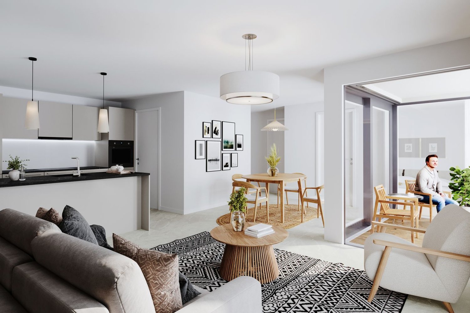 2.5 pièces moderne avec loggia - profitez d'un espace extérieur toute -  Bild 3