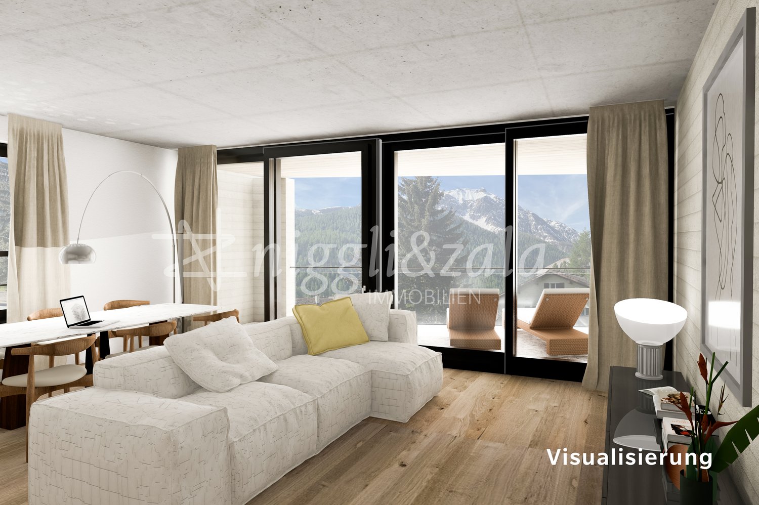 Neubauprojekt - geschmackvolle 4.5-Zimmerwohnung mit Loggia (Hauptwohnsitz) - Bild 2