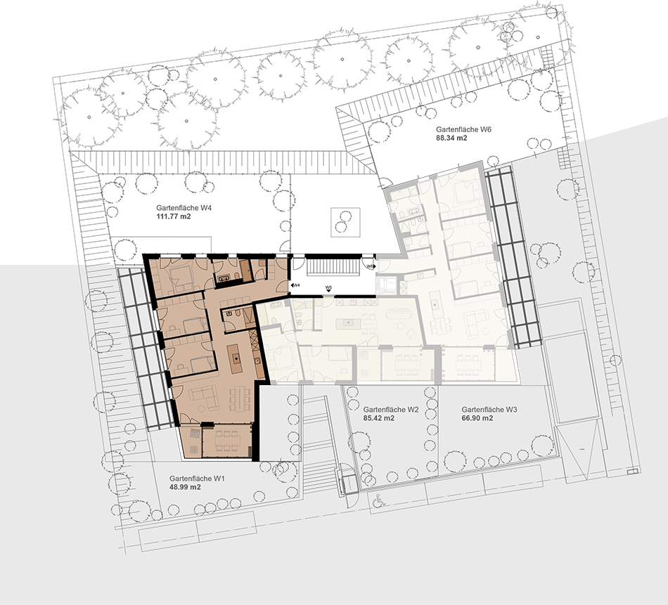 Exklusive Gartenwohnung mit hoher Energieeffizienz und unverbaubarer Aussicht.Neue Preise! - W4 - Bild 5