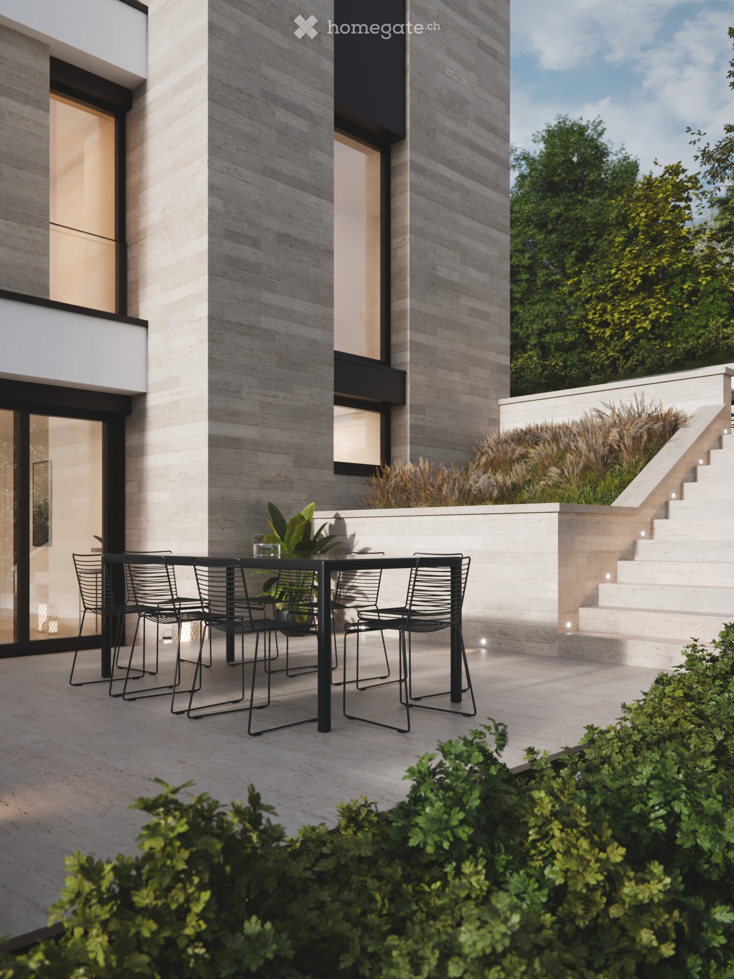 Exklusive Gartenwohnung in Neubau mit über 140 m² Terrassen und Garten an sonniger Lage in Männedorf - Bild 7