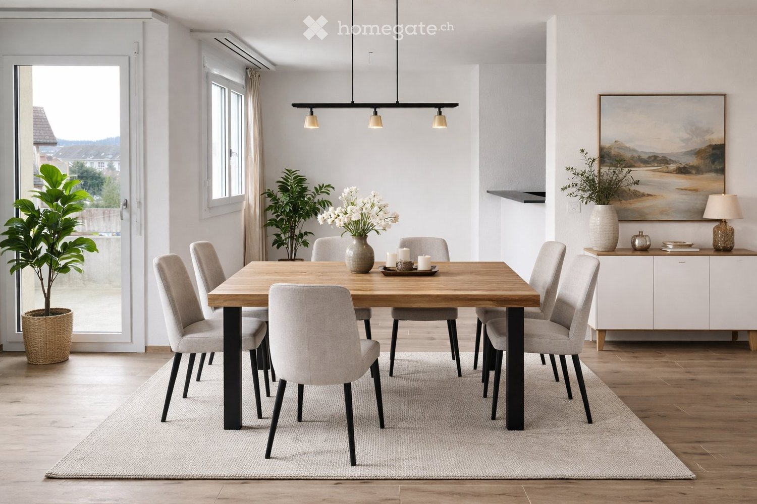 Stilvolles Wohnen im Grünen  kernsanierte 3.5-Zimmerwohnung - Bild 1