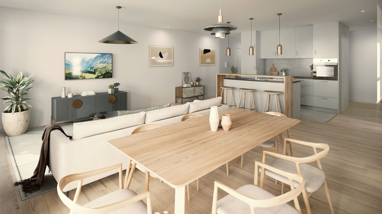 Appartement de 3.5 pièces au rez-de-chaussée - Lot 1 - Bild 7