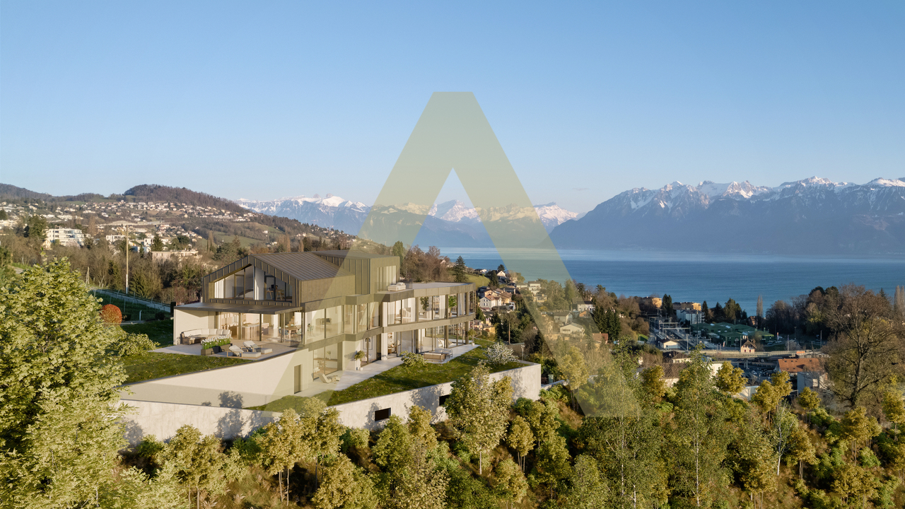 Villa contemporaine d'exception au panorama spectaculaire sur le lac - Bild 1