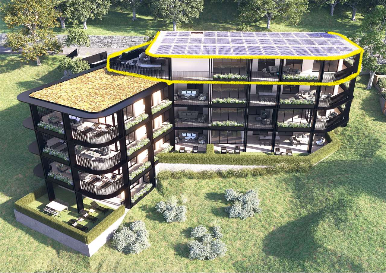 PPP9 - Nuova Residenza Oasis - Raffinato ATTICO 5.5 Locali di 245 m² -  Bild 1