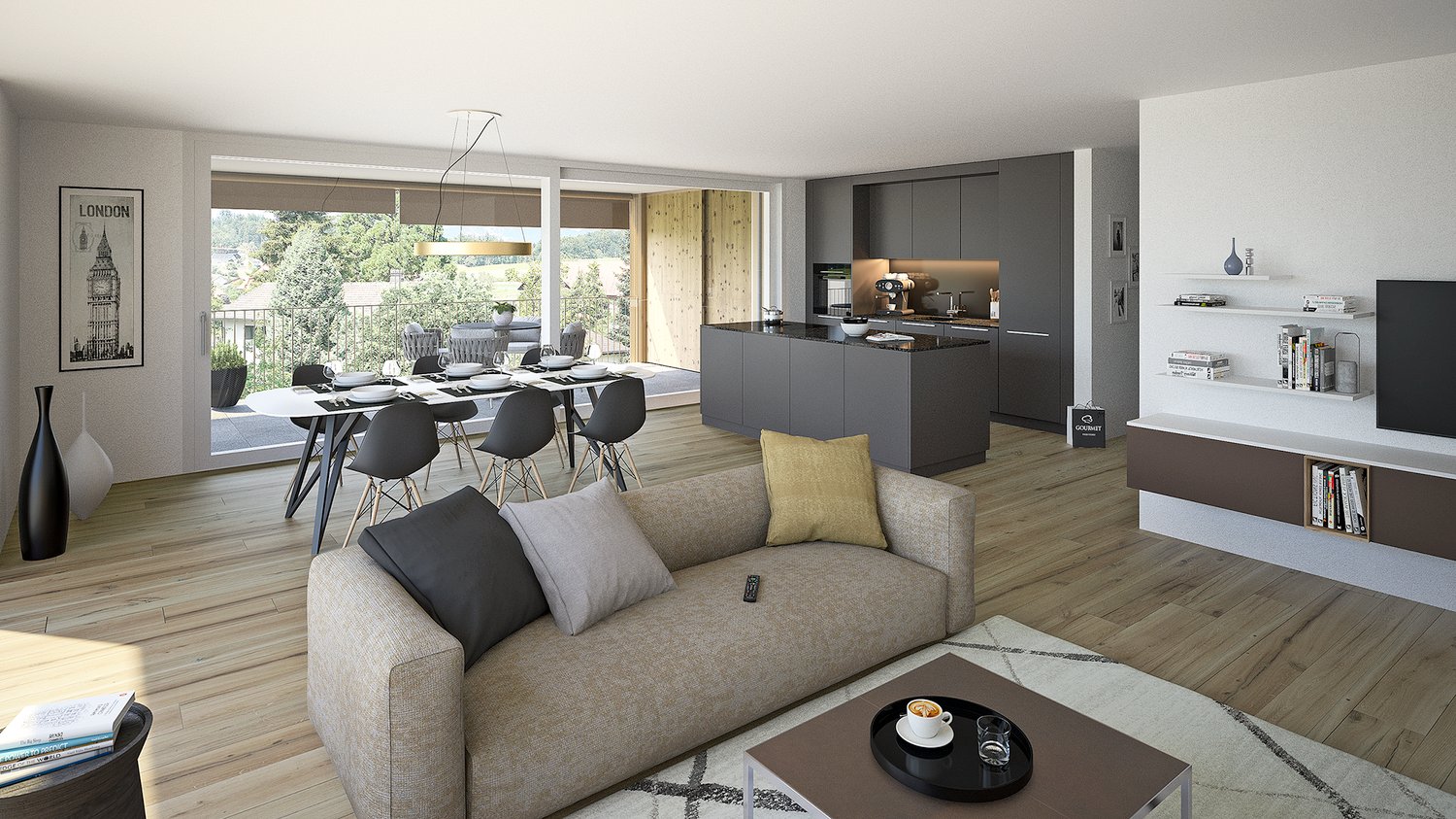 Moderne Eigentumswohnungen in Lüterkofen (SO), nahe Bern und Solothurn - Bild 3